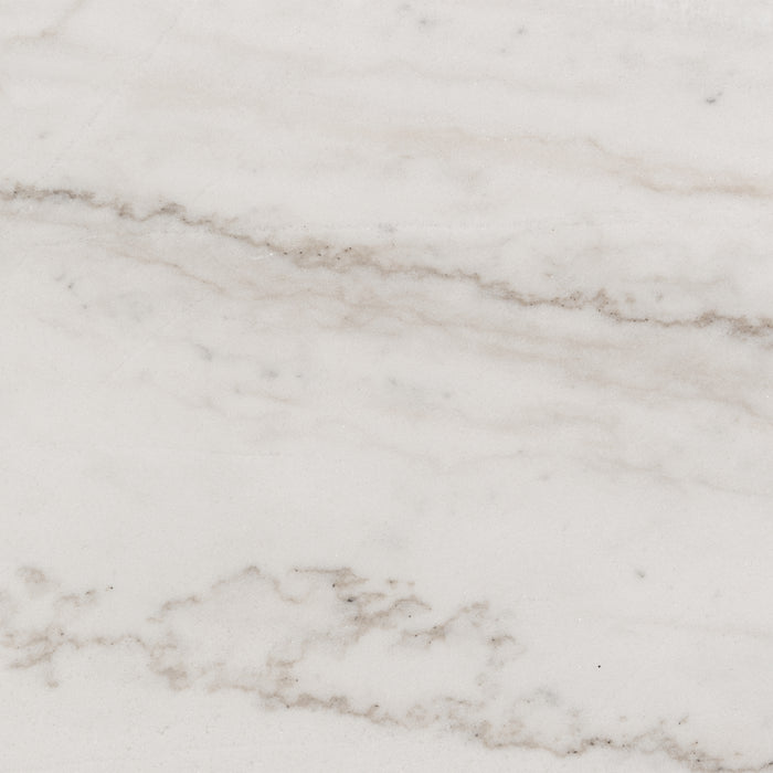 Marcello w/ White Top - Rectangular Coffee Table W/Casters - Vida Furniture (Laredo,TX)