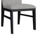 Marlene Standard Height Dining Set in Black-Table and Four Chairs - Vida Furniture (Laredo,TX)