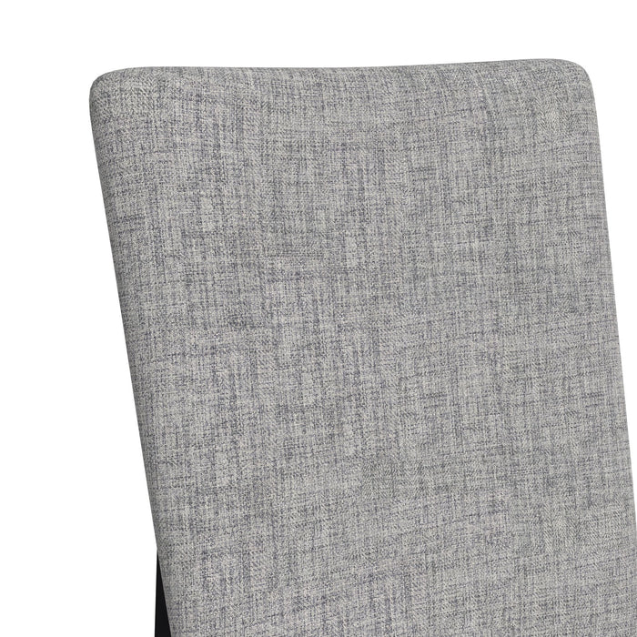 Marlene Standard Height Dining Set in Black-Table and Four Chairs - Vida Furniture (Laredo,TX)