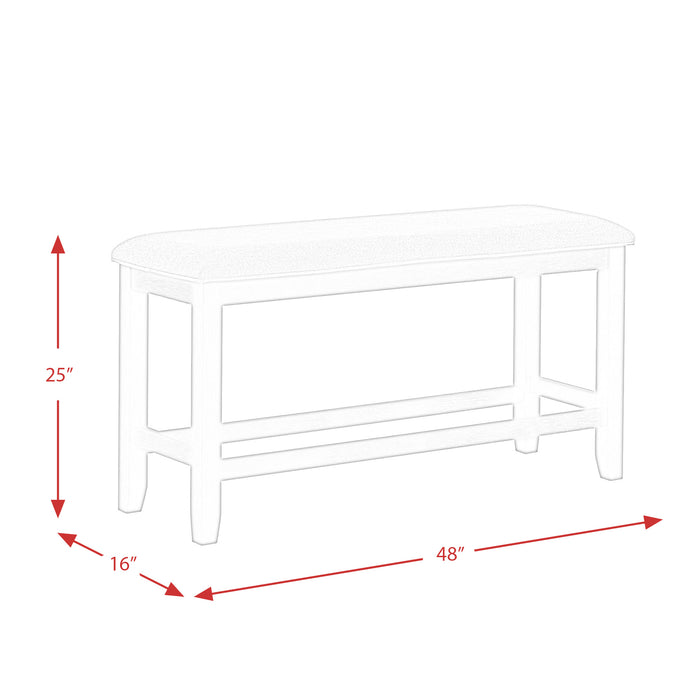 Martin 6 PC Counter Set (Black Base) - Vida Furniture (Laredo,TX)