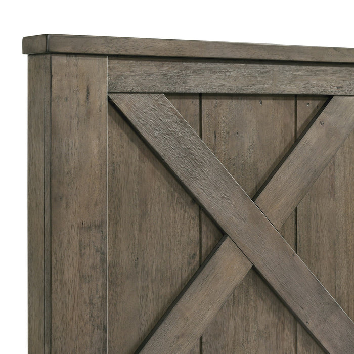 Maverick Bed Grey - Vida Furniture (Laredo,TX)