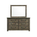 Maverick Dresser & Mirror Grey - Vida Furniture (Laredo,TX)
