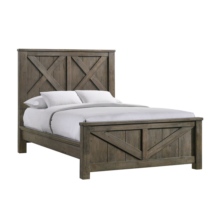 Maverick Bed Grey - Vida Furniture (Laredo,TX)