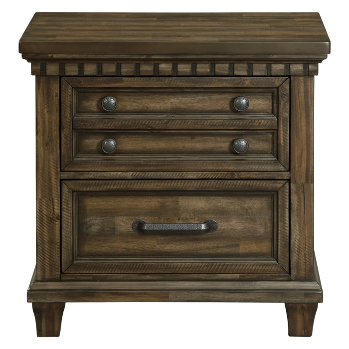 McCoy 2-Drawer Nightstand with USB - Vida Furniture (Laredo,TX)