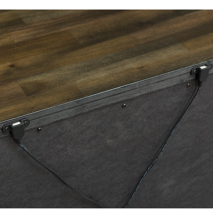 McCoy 2-Drawer Nightstand with USB - Vida Furniture (Laredo,TX)