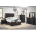 Montrose Nightstand with Charger & Sensor Light in Espresso & Brown - Vida Furniture (Laredo,TX)