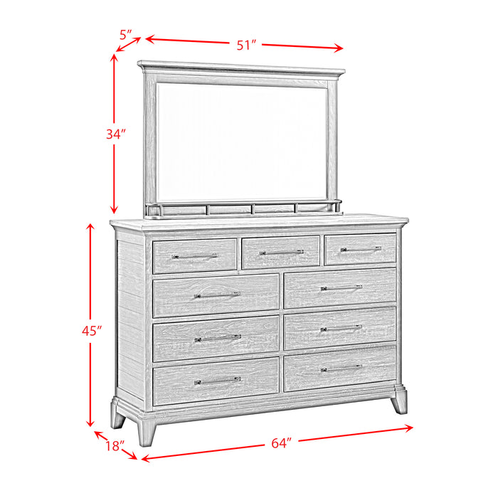 Montrose Storage Bedroom Set in Espresso & Brown - Vida Furniture (Laredo,TX)
