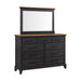 Montrose Storage Bedroom Set in Espresso & Brown - Vida Furniture (Laredo,TX)