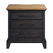 Montrose Nightstand with Charger & Sensor Light in Espresso & Brown - Vida Furniture (Laredo,TX)
