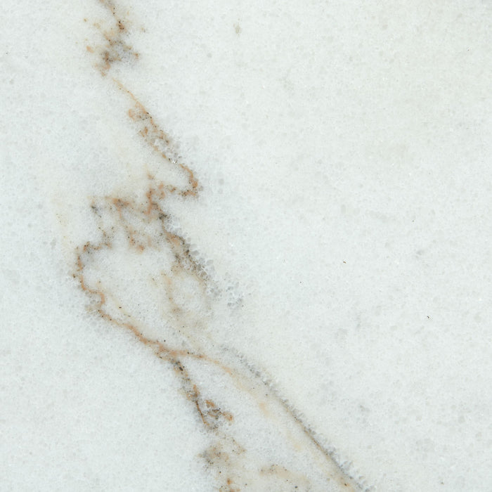 Morris Coffee Table in Espresso W/White Marble Top (3A Packing) - Vida Furniture (Laredo,TX)