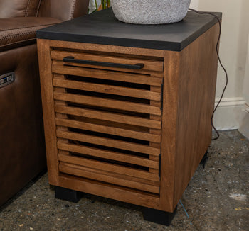 Kallari Chairside End Table - Vida Furniture (Laredo,TX)