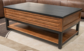 Kallari Lift-Top Coffee Table - Vida Furniture (Laredo,TX)