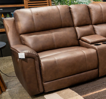 Bleckley Power Reclining Sectional Loveseat - Vida Furniture (Laredo,TX)