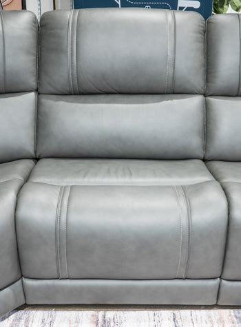 5Z - Pittson Power Sectional Reclining Sofa - Vida Furniture (Laredo,TX)