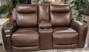 Gravier Power Reclining Loveseat with Console - Vida Furniture (Laredo,TX)