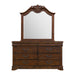 Northridge Dresser & Mirror Set in Cherry - Vida Furniture (Laredo,TX)