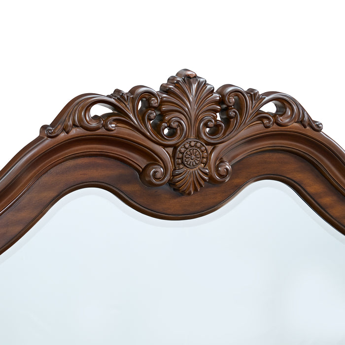 Northridge Dresser & Mirror Set in Cherry - Vida Furniture (Laredo,TX)