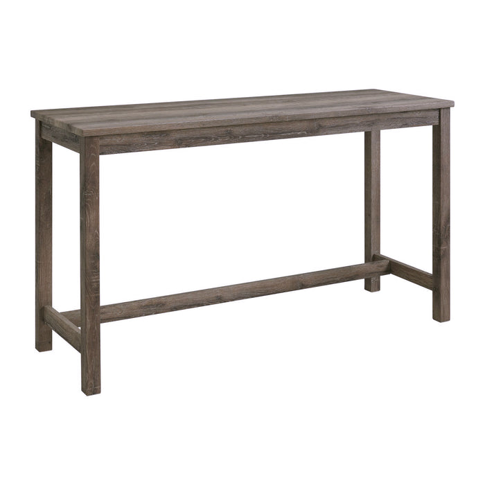 Oak Lawn Grey Bar Table Single Pack (Table + 3 Tan Fabric Stools) - Vida Furniture (Laredo,TX)
