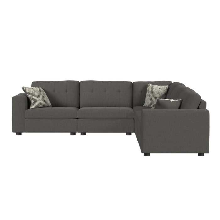 Options One Corner in Palmer Plus Ash with 1 Pillow 20"ÔøΩ - Vida Furniture (Laredo,TX)