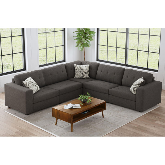 Options One RHF Chair in Palmer Plus Ash with 1 Pillow 20"ÔøΩ - Vida Furniture (Laredo,TX)