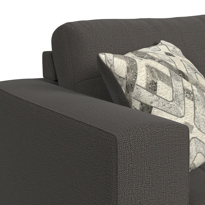 Options One 8PC Living Room Set in Palmer Plus Ash with Media Console - Vida Furniture (Laredo,TX)