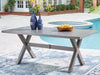 Half Moon Beach Outdoor Dining Table - Vida Furniture (Laredo,TX)