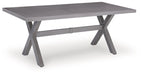 Half Moon Beach Outdoor Dining Table - Vida Furniture (Laredo,TX)