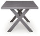 Half Moon Beach Outdoor Dining Table - Vida Furniture (Laredo,TX)