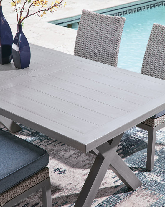 Half Moon Beach Outdoor Dining Table - Vida Furniture (Laredo,TX)
