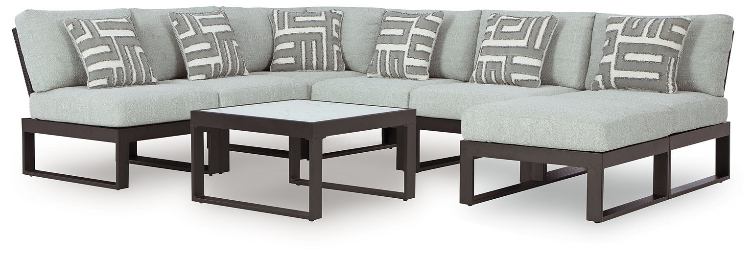 Beachloft Outdoor Seating Set - Vida Furniture (Laredo,TX)