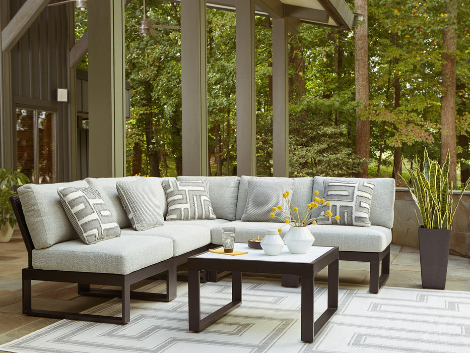 Beachloft Outdoor Seating Set - Vida Furniture (Laredo,TX)