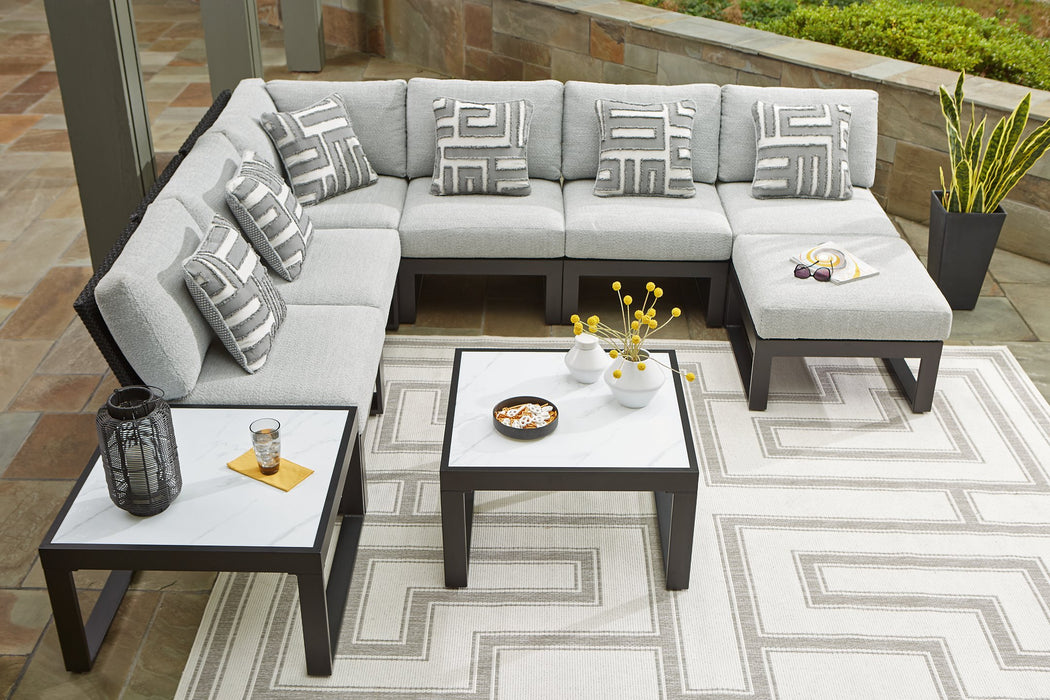 Beachloft Outdoor Seating Set - Vida Furniture (Laredo,TX)