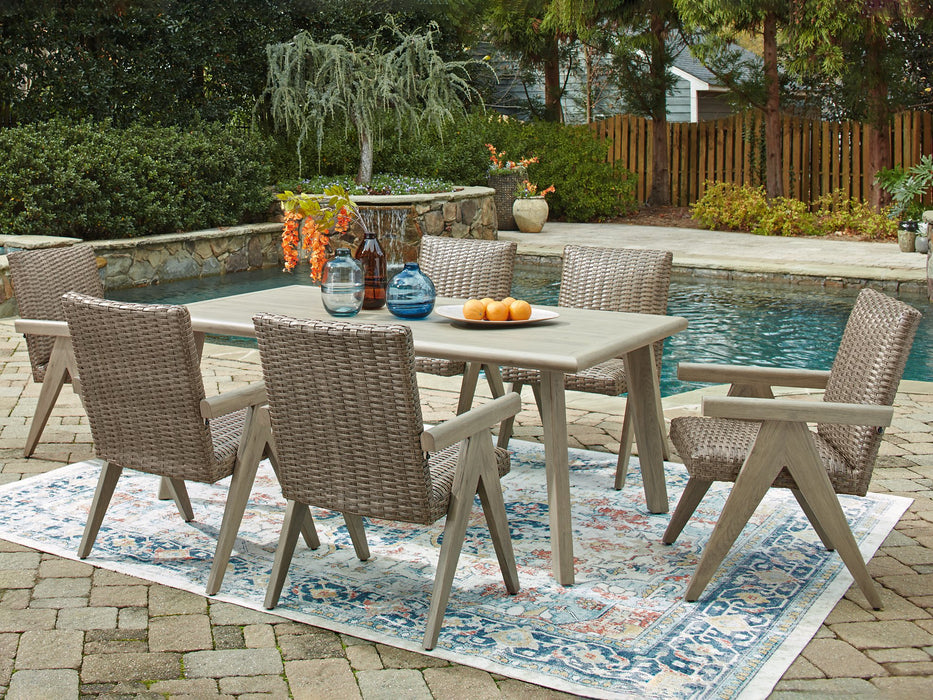 Cliff Trails Outdoor Dining Package - Vida Furniture (Laredo,TX)
