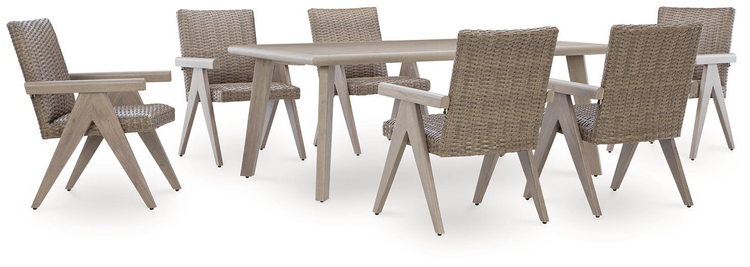 Cliff Trails Outdoor Dining Package - Vida Furniture (Laredo,TX)