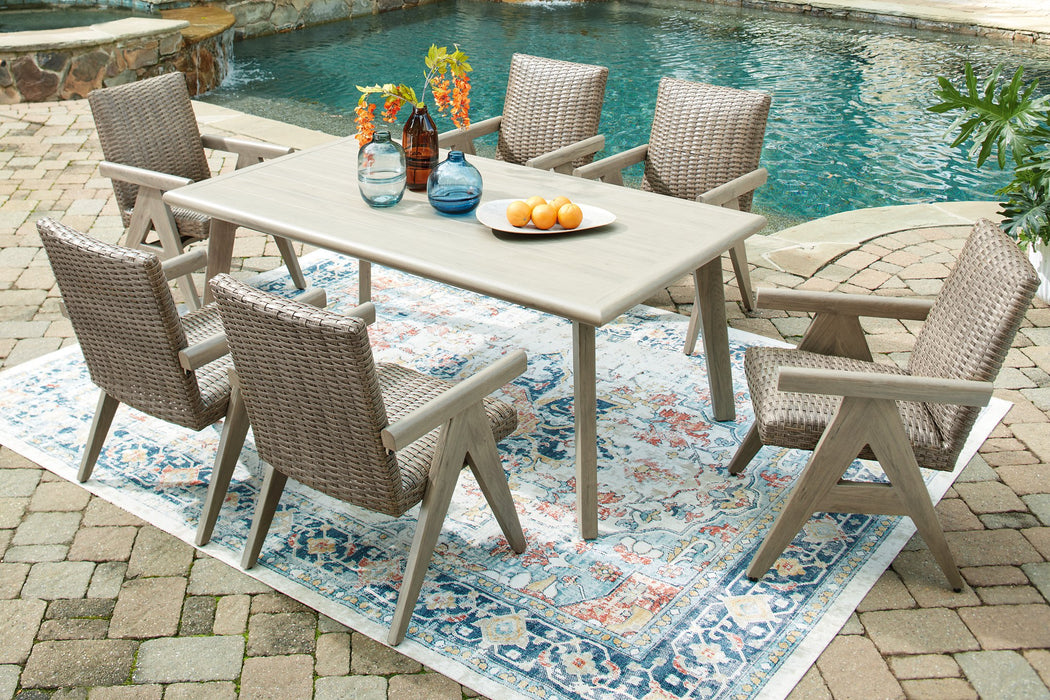 Cliff Trails Outdoor Dining Package - Vida Furniture (Laredo,TX)