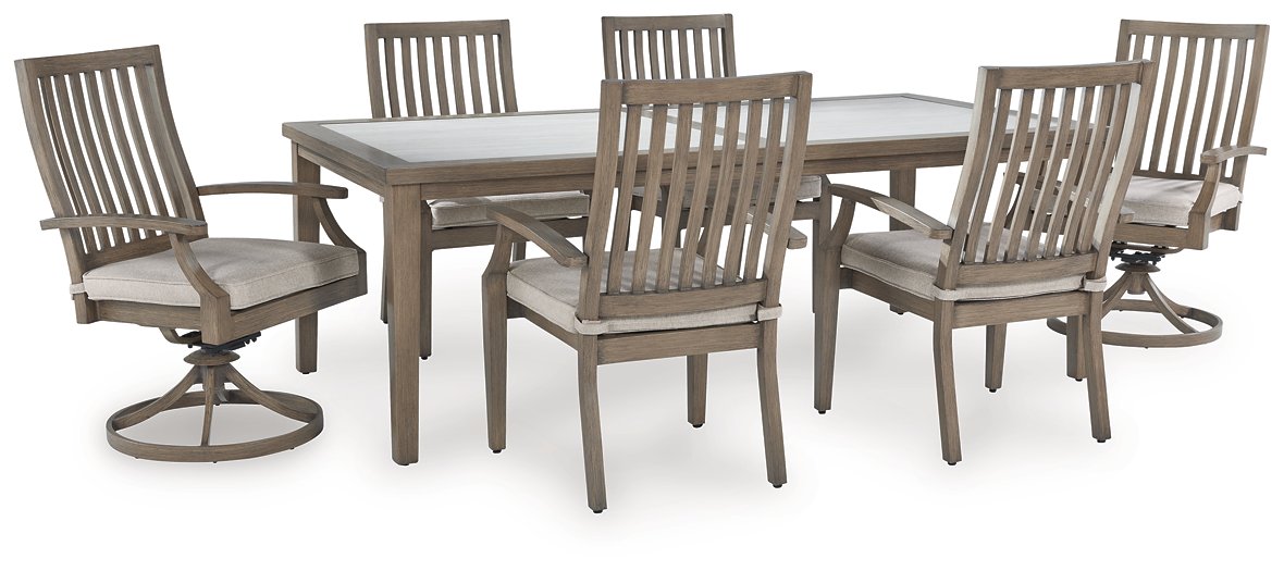 Rainier Ranch Outdoor Dining Package - Vida Furniture (Laredo,TX)