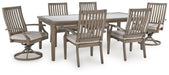Rainier Ranch Outdoor Dining Package - Vida Furniture (Laredo,TX)