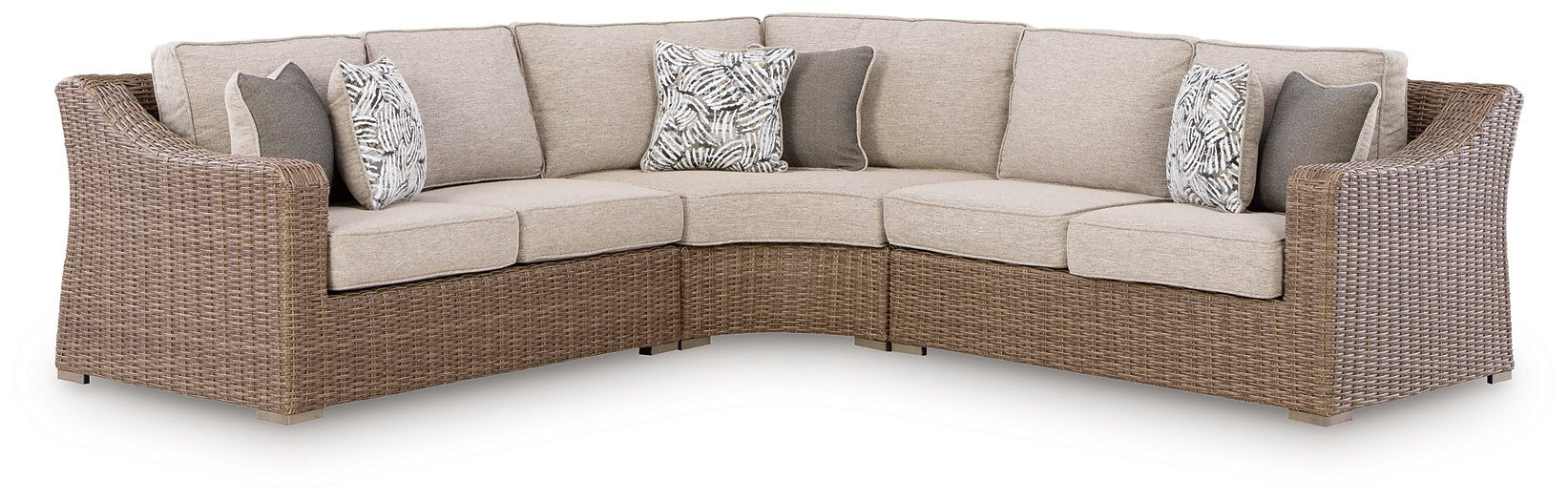 Laguna Heights Outdoor Sectional - Vida Furniture (Laredo,TX)