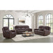 Panther Glider Motion Recliner in Neono Brown - Vida Furniture (Laredo,TX)