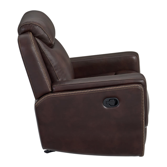 Panther Glider Motion Recliner in Neono Brown - Vida Furniture (Laredo,TX)