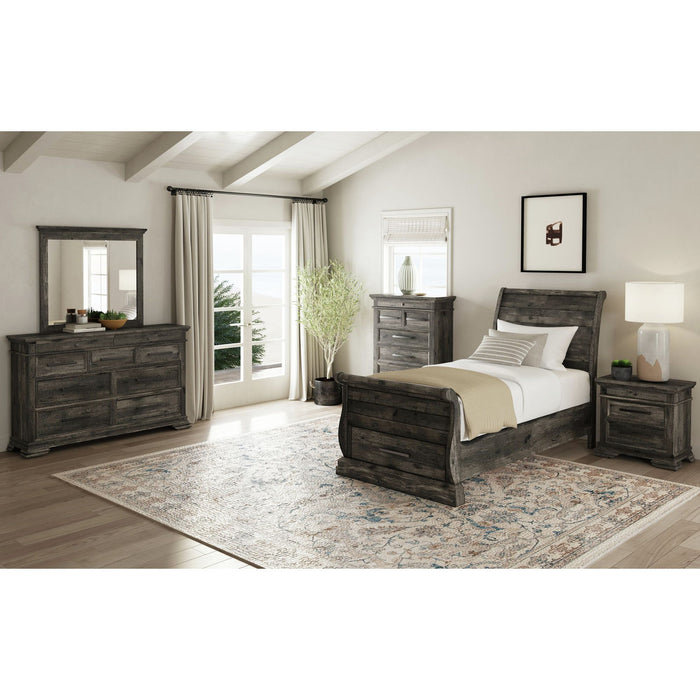 Park Ridge Sleigh Storage Bedroom Set - Vida Furniture (Laredo,TX)