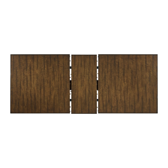 Phillipe Standard Height Dining Set in Cherry-Table and Four Chairs - Vida Furniture (Laredo,TX)