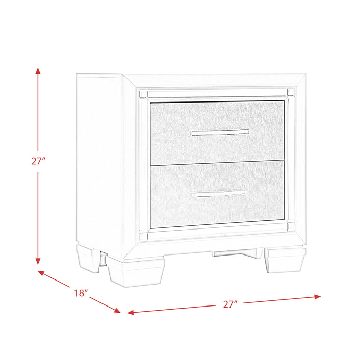 Platinum Platform Storage Bedroom Set - Vida Furniture (Laredo,TX)