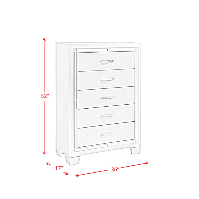 Platinum Youth Chest - Vida Furniture (Laredo,TX)