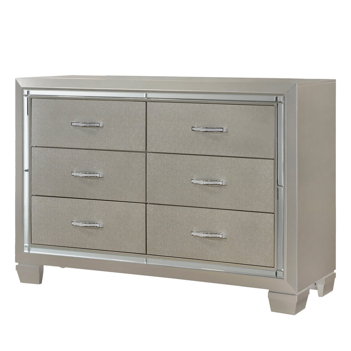 Platinum Youth Dresser - Vida Furniture (Laredo,TX)