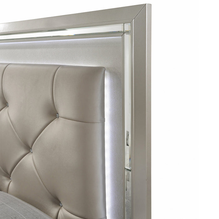 PLATINUM YOUTH FULL 5PC BEDROOM SET - Vida Furniture (Laredo,TX)