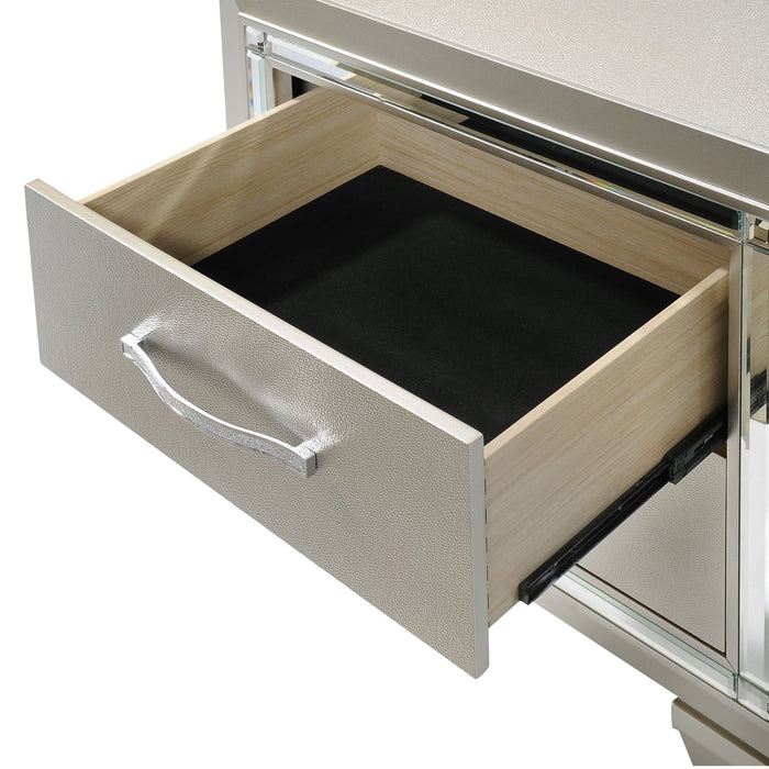 Platinum Youth Nightstand - Vida Furniture (Laredo,TX)