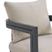 Playa Dining Chair - Dark Grey and Olefin Beige (2 Per Carton) - Vida Furniture (Laredo,TX)