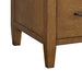 Portico Double Pedestal Desk with Power/USB in Brown Oak - Vida Furniture (Laredo,TX)