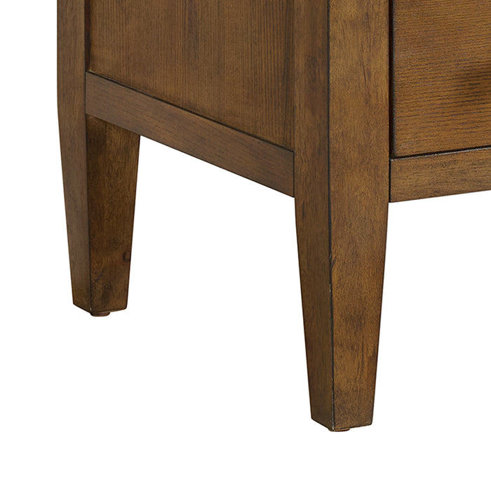 Portico File Cabinet in Brown Oak - Vida Furniture (Laredo,TX)